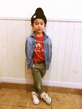 keiiさん（キッズ・110cm）の春コーディネート