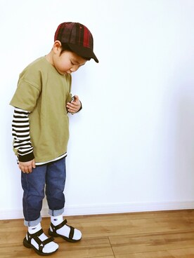 keiiさん（キッズ・120cm）の春コーディネート