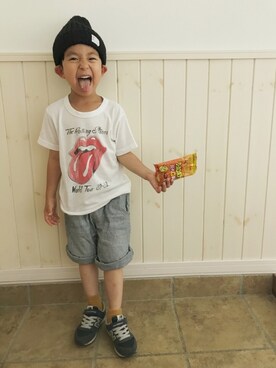 「手羽先フェス」｜keiiさん（キッズ・110cm）の春コーディネート