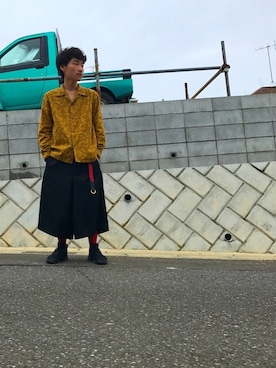 「SASQUATCHfabrix.（サスクワァッチファブリックス）のアイテム」を使った、takumi.さん（メンズ・165cm）の夏コーディネート