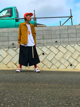 「SASQUATCHfabrix.（サスクワァッチファブリックス）のアイテム」を使った、takumi.さん（メンズ・165cm）の秋コーディネート