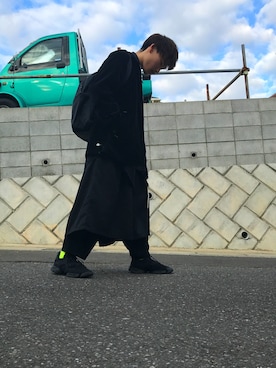 「SASQUATCHfabrix.（サスクワァッチファブリックス）のアイテム」を使った、takumi.さん（メンズ・165cm）の冬コーディネート