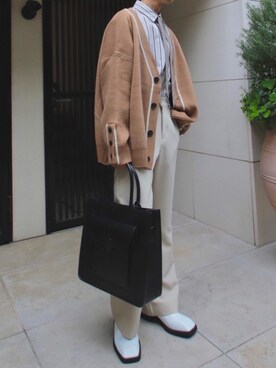 「ASTRAL（アストラル）のアイテム」を使った、Never mind the XU / Chikashitsu+さん（メンズ・173cm）の春コーディネート