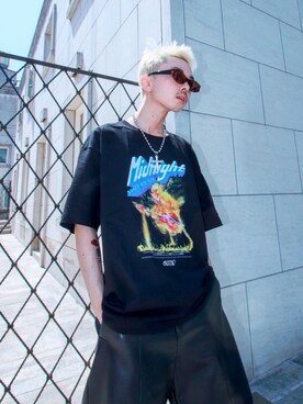 「ESC STUDIO（イーエスシースタジオ）のアイテム（パンツ）」を使った、Never mind the XU / Chikashitsu+さん（メンズ・173cm）の春コーディネート