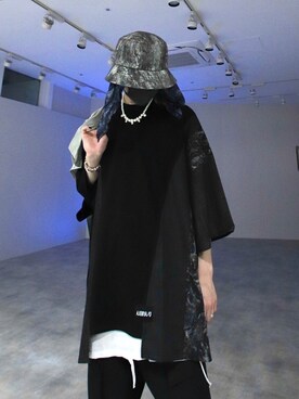 Never mind the XU / Chikashitsu+さん（メンズ・172cm）の春コーディネート