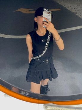 Never mind the XU / Chikashitsu+さん（レディース・160cm）の夏コーディネート