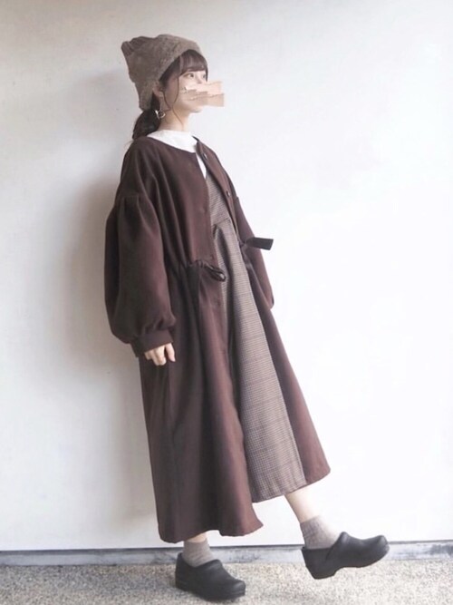 ichino使用「mystic（ウエストシャーリングコート）」的時尚穿搭