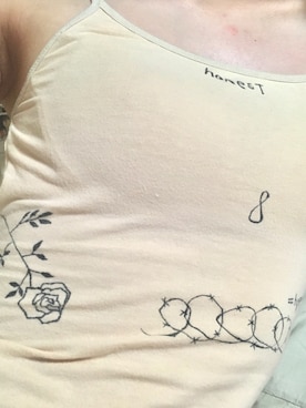 「アイテム（キャミソール）」を使った、housou_shitsu さん（レディース・165cm）の夏コーディネート