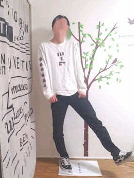 「コロナに負けない」｜「アイテム（帽子）」を使った、Kousukeさん（メンズ・168cm）の春コーディネート