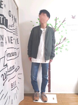 「コロナに負けない」｜「アイテム（ジャケット/アウター）」を使った、Kousukeさん（メンズ・168cm）の春コーディネート