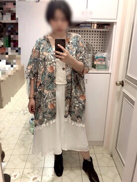 「OBdesign（オレンジベアー）のアイテム」を使った、Fanさん（レディース・163cm）の夏コーディネート