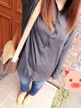 「アイテム（ブーティ、オレンジ系）」を使った、mmmさん（レディース・149cm）の秋コーディネート