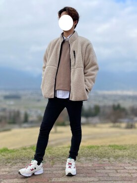 Gu ジーユー のジャケット アウター ベージュ系 を使ったメンズ人気ファッションコーディネート Wear