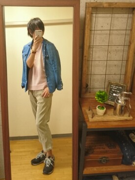 「Wrangler」｜「アイテム（アナログ腕時計）」を使った、syuhiroさん（メンズ・175cm）の秋コーディネート