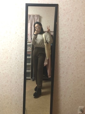 「long sleeve」｜Yuri/ゆりさん（レディース・163cm）の冬コーディネート