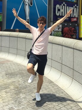 「CEBO（セボ）のアイテム」を使った、もやし小僧さん（メンズ・168cm）の夏コーディネート