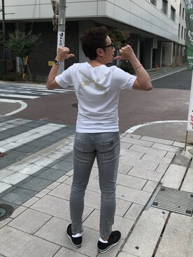 「DELAY by Win & Sons（ディレイバイウィンアンドサンズ）のアイテム（アクセサリー）」を使った、もやし小僧さん（メンズ・168cm）の秋コーディネート