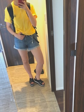 「CECIL McBEE（セシルマクビー）のアイテム（サンダル）」を使った、ruiさん（レディース・163cm）の夏コーディネート