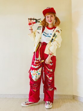 「Panamaboy（パナマボーイ）のアイテム（その他アウター）」を使った、ミサキンヌさん（レディース・159cm）の冬コーディネート