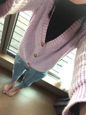 「TODAYFUL（トゥデイフル）のTODAYFUL(トゥディフル)  "ROY's Denim"カットオフデニム（デニムパンツ）」を使った、まみりんこさん（レディース・167cm）の冬コーディネート