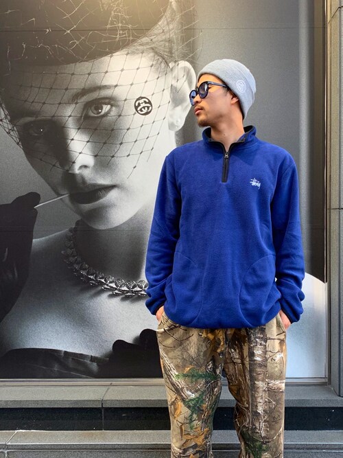 Stussy × realtree コラボ パーカー（STUSSY ステューシー ジャケット 