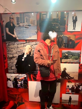 「アイテム（デニムジャケット、ピンク系）」を使った、yoi41さん（レディース・175cm）の春コーディネート