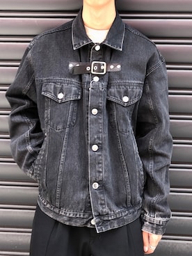 「JOHN LAWRENCE SULLIVAN（ジョンローレンスサリバン）のアイテム（デニムジャケット）」を使った、WayBeeee!!!さん（メンズ・173cm）の夏コーディネート