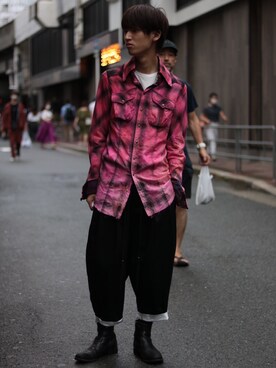 「L.G.B.（ルグランブルー）のアイテム」を使った、WayBeeee!!!さん（メンズ・173cm）の夏コーディネート