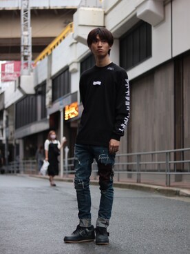 「THE inc.（ザ インク）のアイテム」を使った、WayBeeee!!!さん（メンズ・173cm）の夏コーディネート