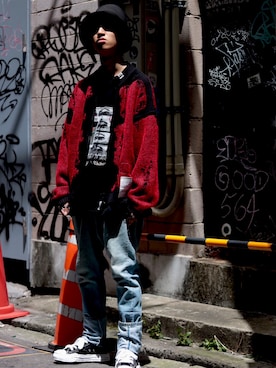 「CAVIALE（カビアーレ）のアイテム」を使った、WayBeeee!!!さん（メンズ・173cm）の夏コーディネート