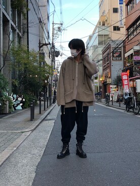 「FACCIES（ファチーズ）のアイテム（ジャケット/アウター）」を使った、WayBeeee!!!さん（メンズ・173cm）の秋コーディネート