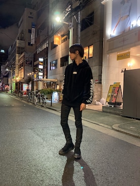 「THE inc.（ザ インク）のアイテム」を使った、WayBeeee!!!さん（メンズ・173cm）の冬コーディネート