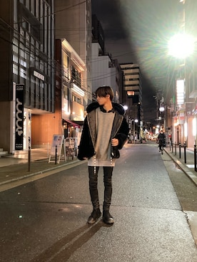 WayBeeee!!!さん（メンズ・173cm）の冬コーディネート