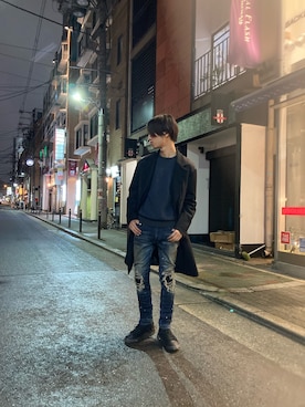 「roarguns（ロアーガンズ）のアイテム（ジャケット/アウター）」を使った、WayBeeee!!!さん（メンズ・173cm）の冬コーディネート