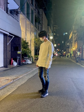 「TRANSIT（トランジット）のアイテム（トップス）」を使った、WayBeeee!!!さん（メンズ・173cm）の冬コーディネート