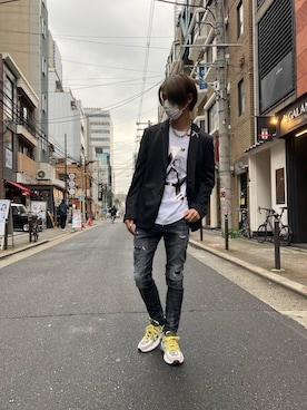 「roarguns（ロアーガンズ）のアイテム（ジャケット/アウター）」を使った、WayBeeee!!!さん（メンズ・173cm）の春コーディネート