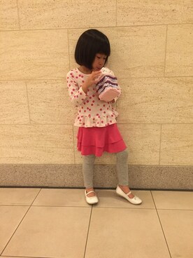 「フェリシモキッズ（フェリシモキッズ）のアイテム」を使った、フェリシモキッズさん（キッズ・108cm）の冬コーディネート