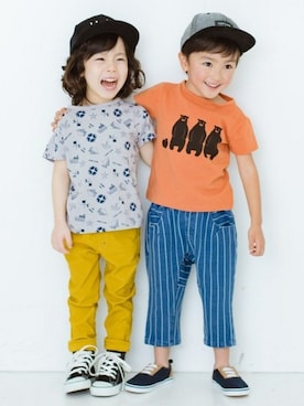 「フェリシモキッズ（フェリシモキッズ）のアイテム（パンツ）」を使った、フェリシモキッズさん（キッズ・95cm）の冬コーディネート