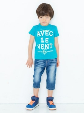 「フェリシモキッズ（フェリシモキッズ）のアイテム（パンツ）」を使った、フェリシモキッズさん（キッズ・100cm）の春コーディネート