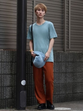 「夏秋ミックス」｜いったさん（メンズ・171cm）の夏コーディネート