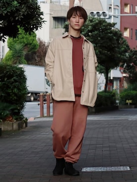 「ANEMONE（アネモネ）のアイテム」を使った、いったさん（メンズ・170cm）の秋コーディネート