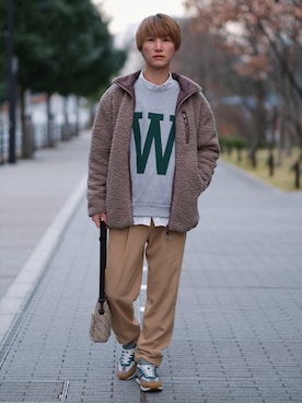 いったさん（メンズ・170cm）の冬コーディネート