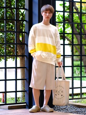 「ZARA（ザラ）のアイテム（スリッポン）」を使った、いったさん（メンズ・170cm）の春コーディネート
