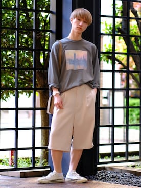 いったさん（メンズ・170cm）の春コーディネート