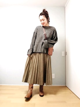 「LE JOUR（ルジュール）のアイテム」を使った、みーくんさん（レディース・166cm）の冬コーディネート