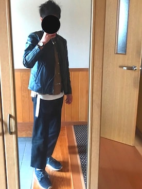 「Daniel Wellington」｜「アイテム（ブルゾン）」を使った、ゆーちんさん（メンズ・167cm）の春コーディネート