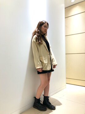 「西裝外套」｜「アイテム（フォーマルスーツ/小物）」を使った、Peggieさん（レディース・160cm）の秋コーディネート