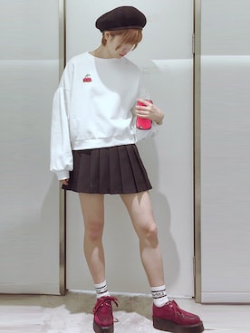 「DING（ディング）のアイテム」を使った、DING_officialさん（レディース・160cm）の冬コーディネート