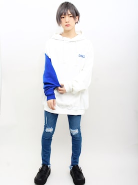 「DING（ディング）のアイテム」を使った、DING_officialさん（メンズ・170cm）の冬コーディネート