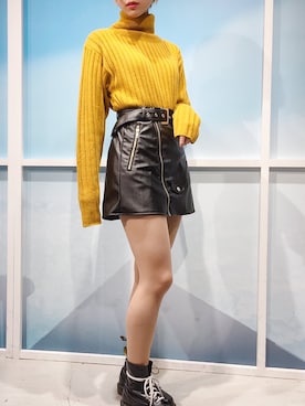 「DING（ディング）のアイテム」を使った、DING_officialさん（レディース・160cm）の冬コーディネート